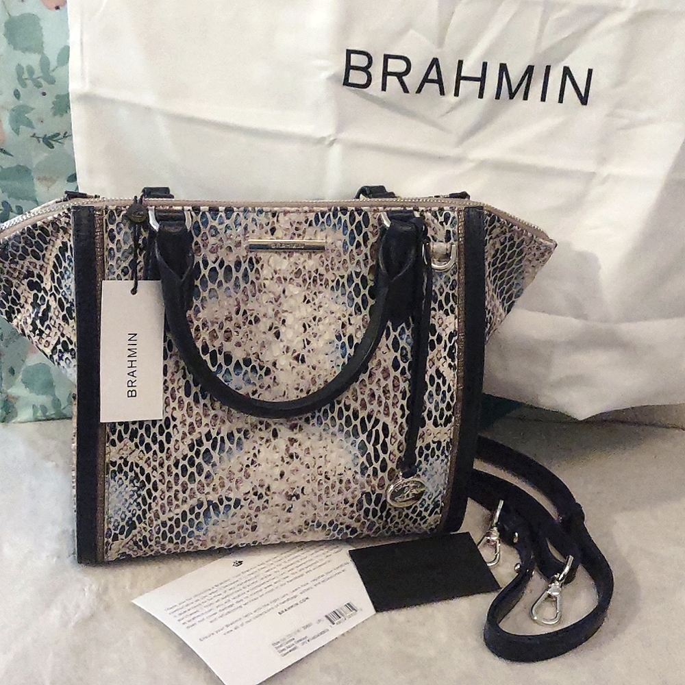 BRAHMIN Small Caroline Satchel